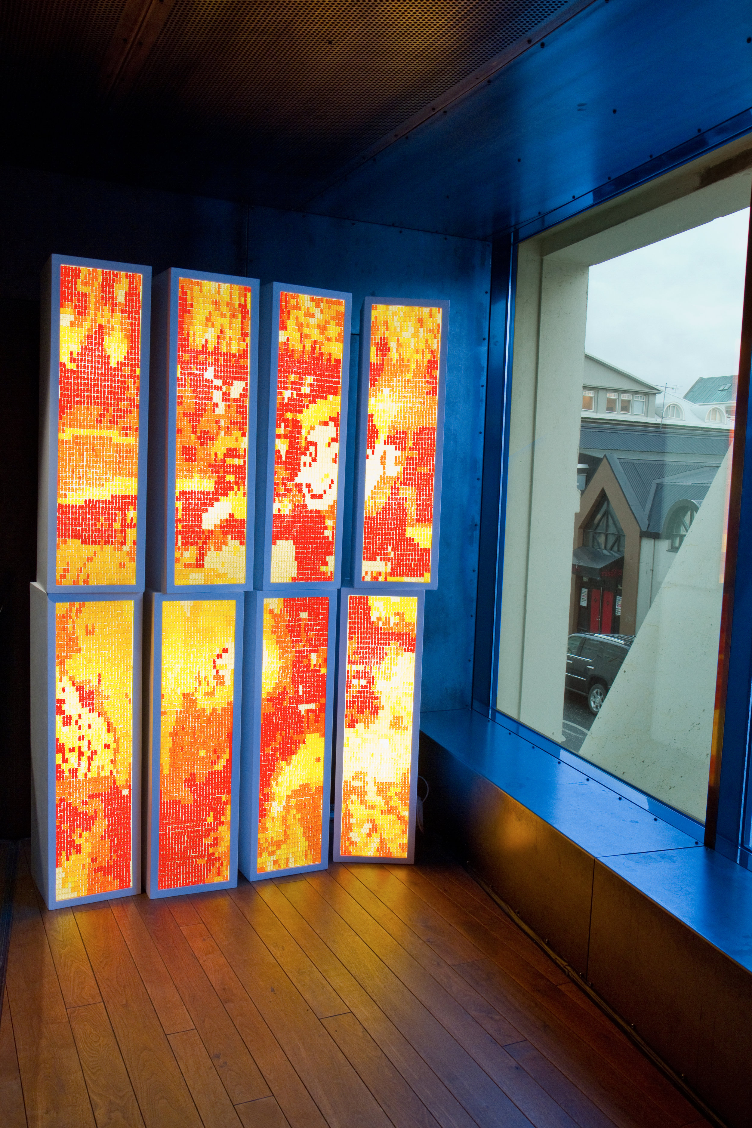 Installation view.