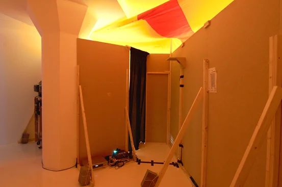 Entrance view to installation space.