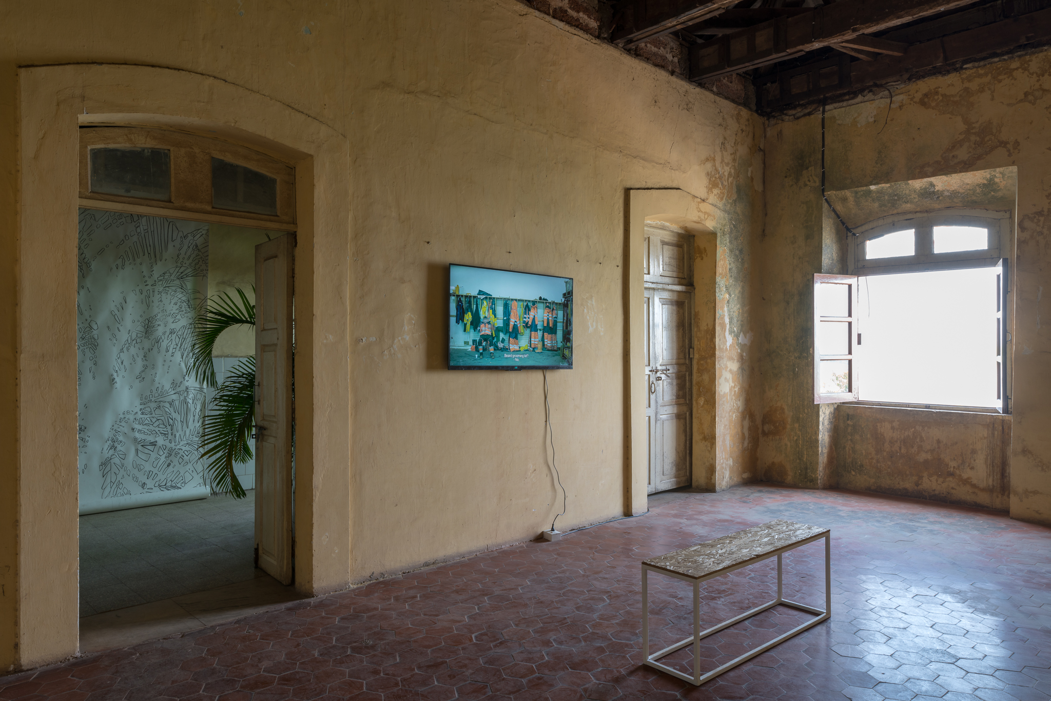 Installation view from ´In Line of Flight´ at Serendipity art festival, Goa, India in 2018.