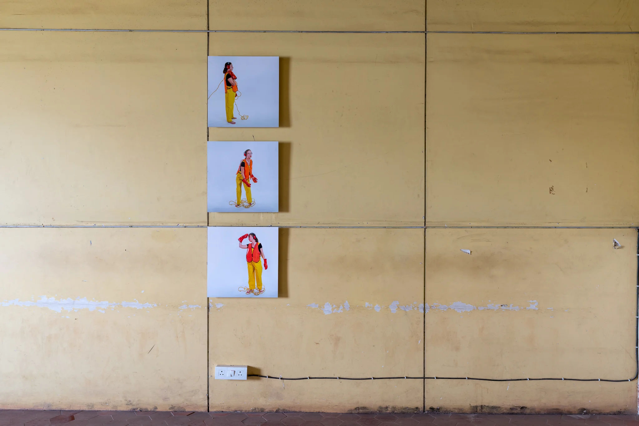 Installation view from ´In Line of Flight´ at Serendipity art festival, Goa, India in 2018.