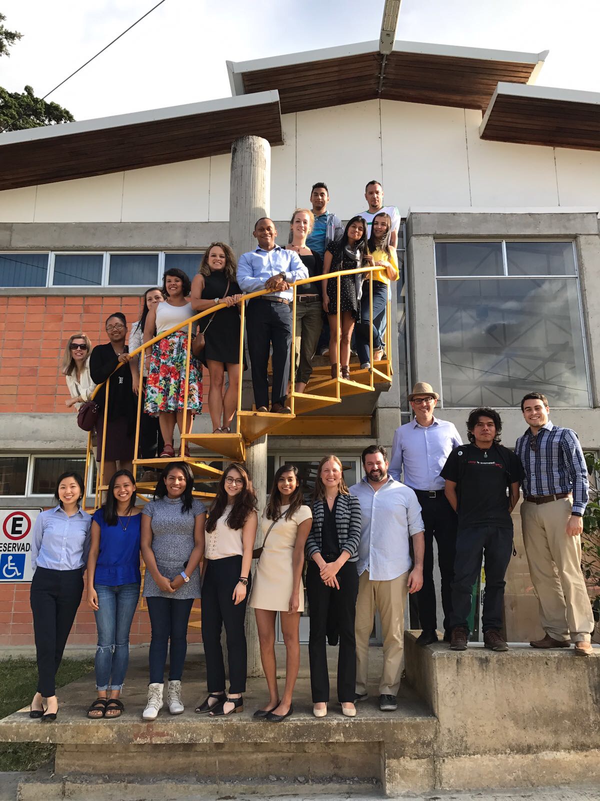 Meeting with students at TEC.