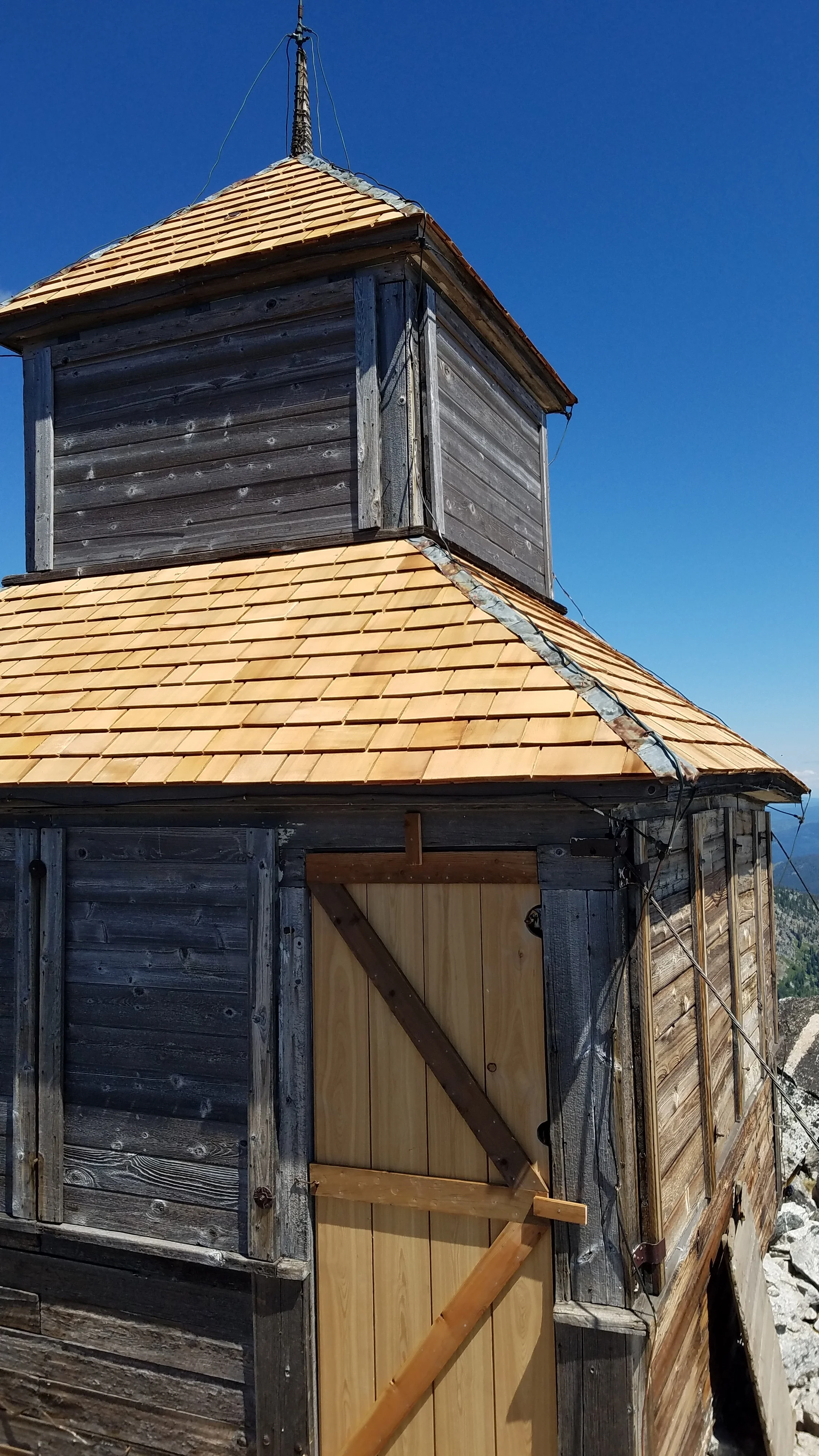 New roofs & door.