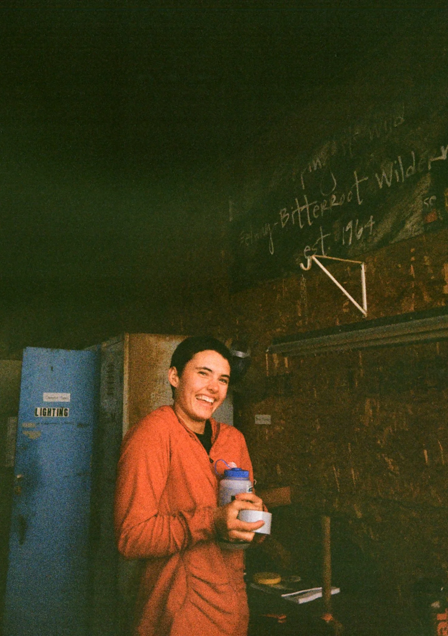  Emilia Anders prepping for our hitch at the Tool Cache. There is nothing quite like pre-hitch excitement! 
