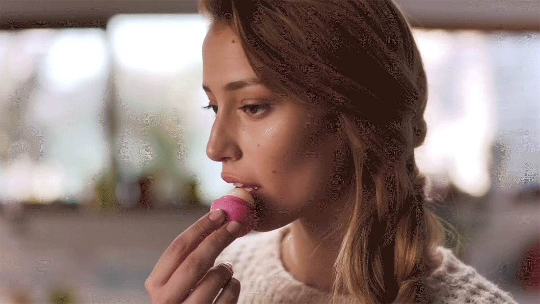 Treat your lips right with eos.