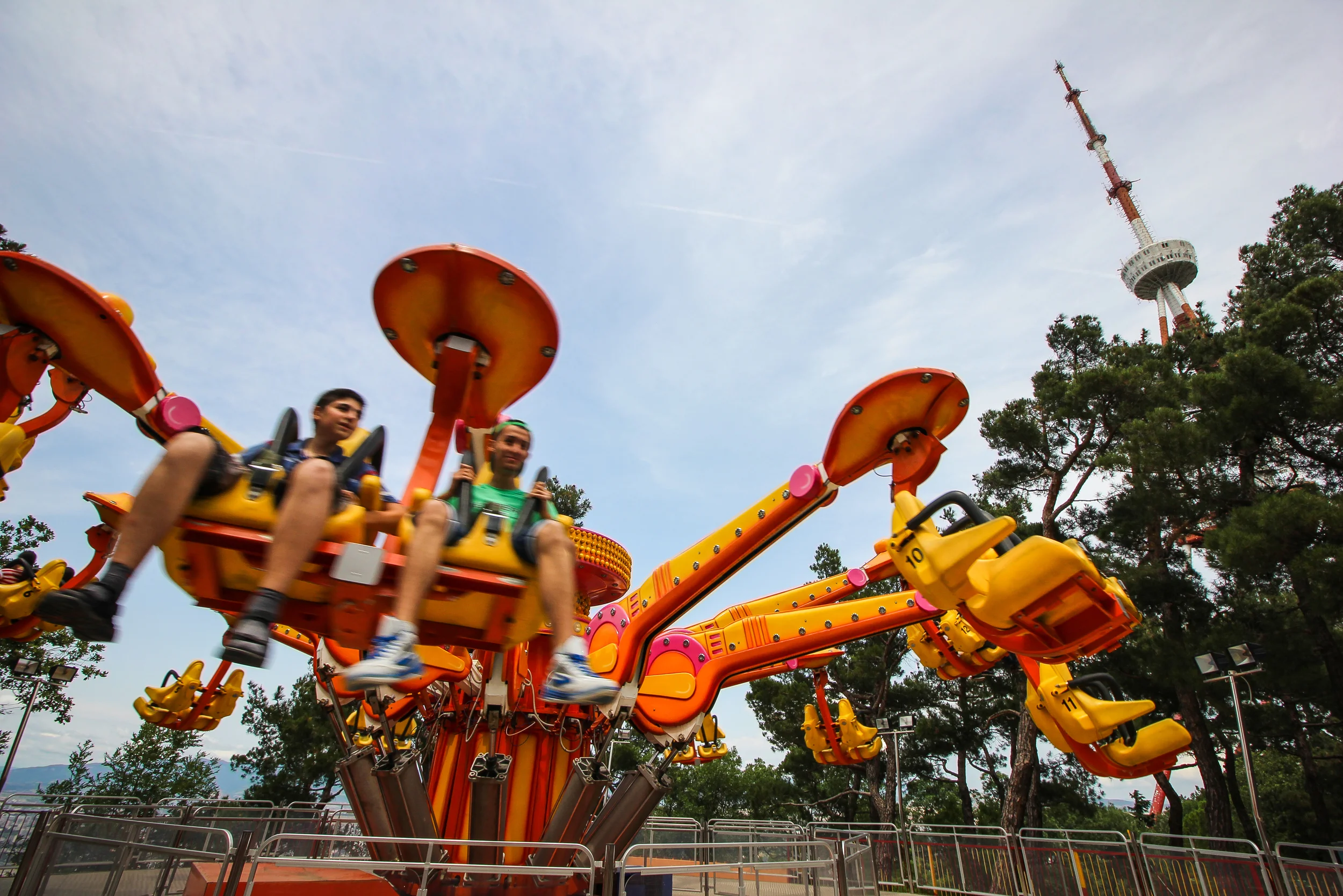 Fun in Mtatsminda park...