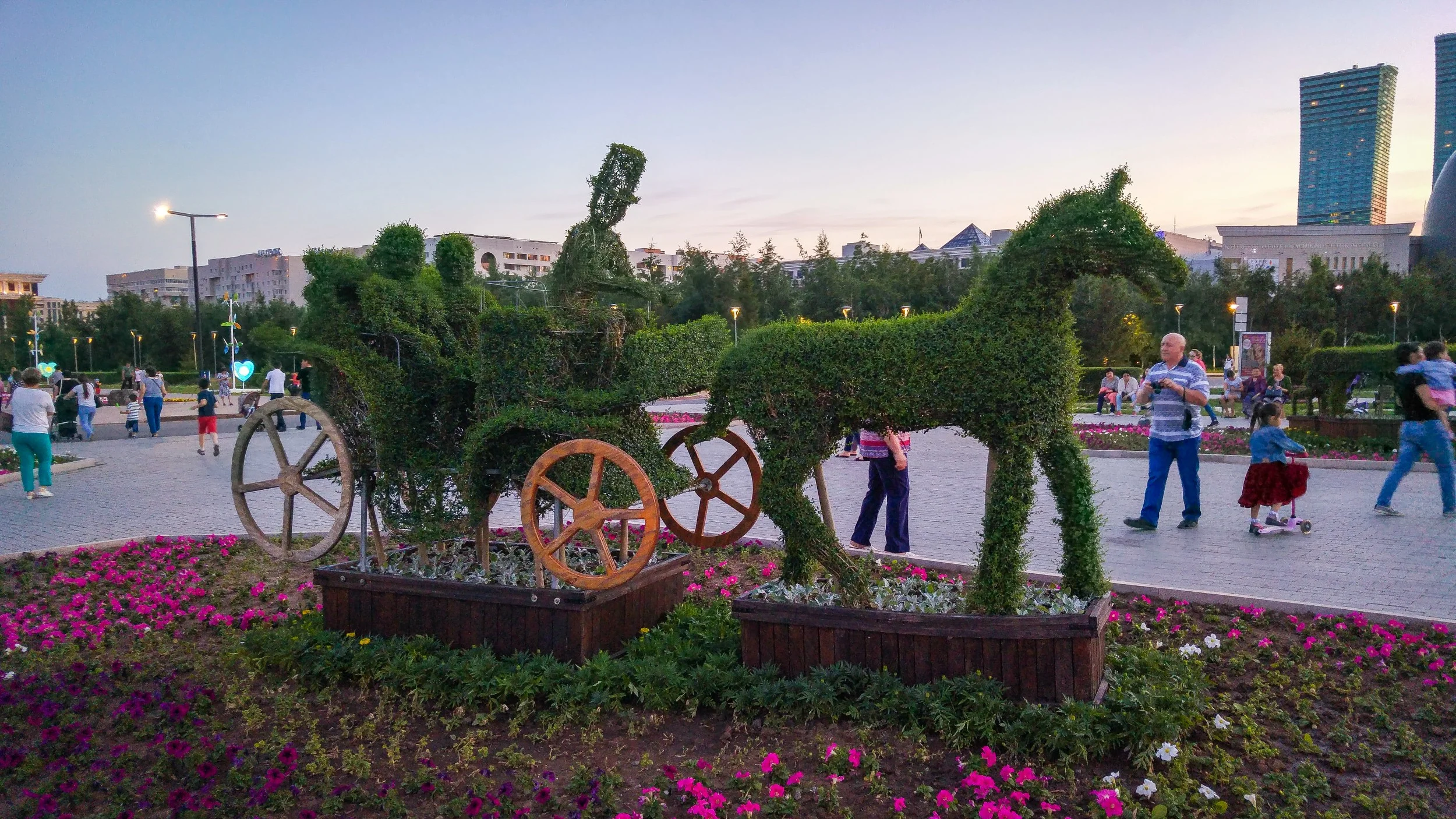 Going from A to B in Astana