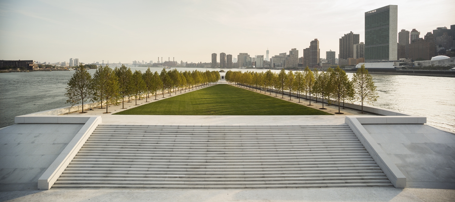 Franklin D. Roosevelt Four Freedoms Park by Louis I. Kahn
