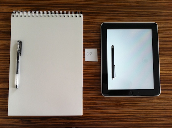 Sketchbook vs. Tablet