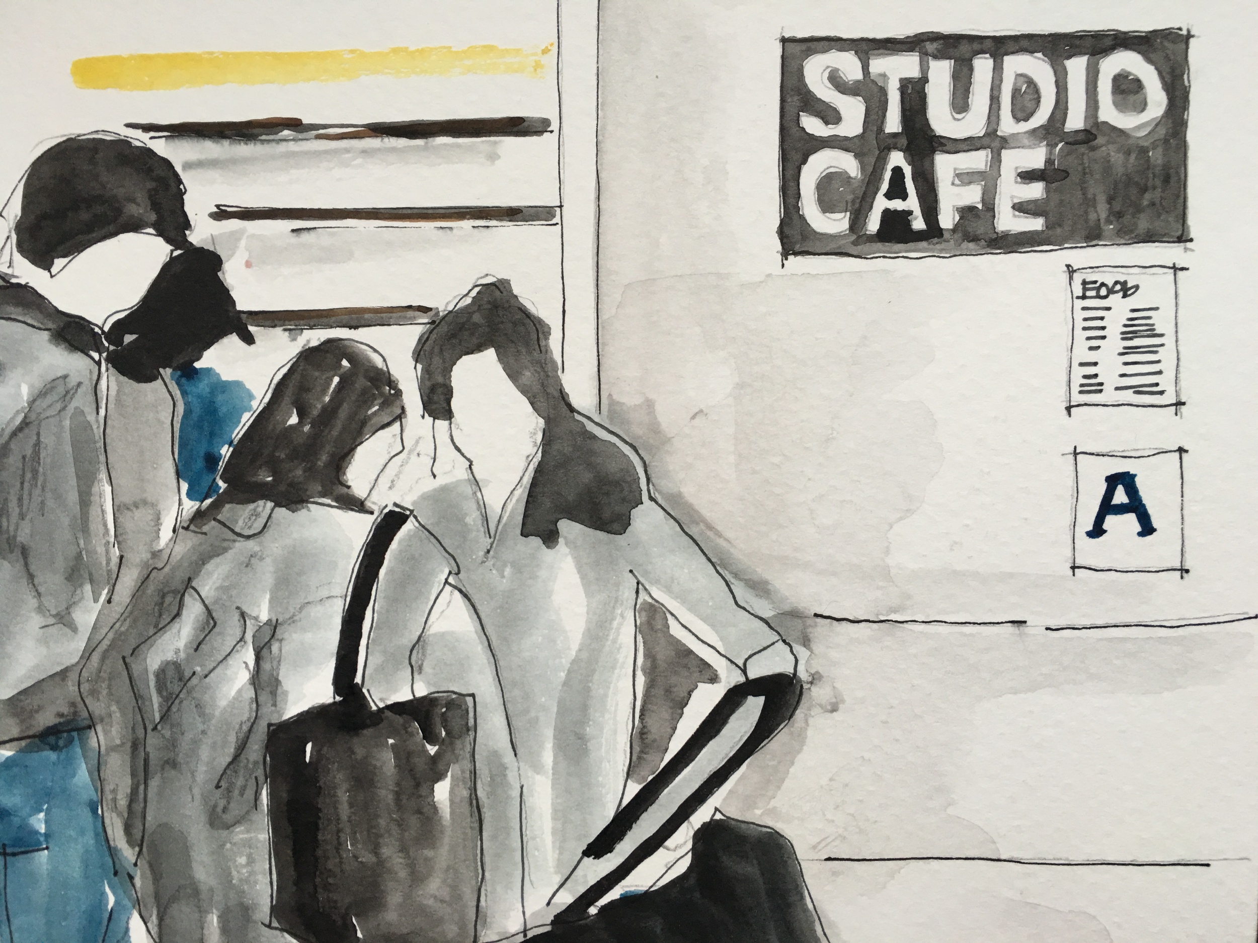 Carmen Potter, Watercolor Sketch, 2016