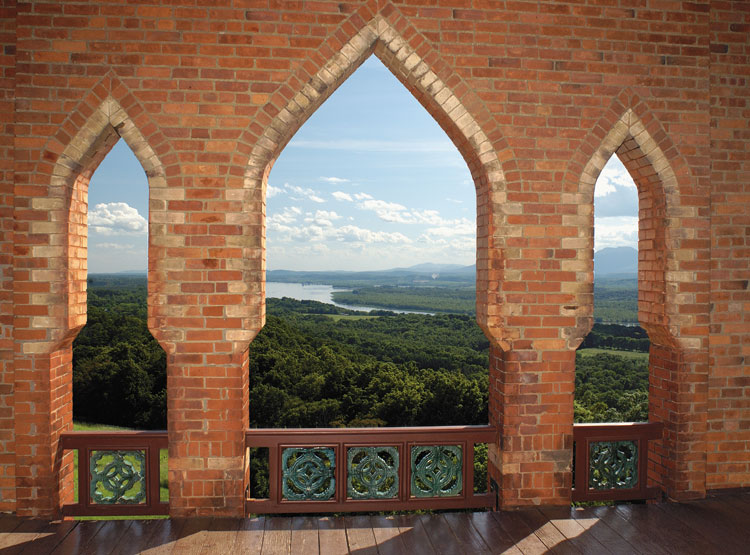 Tower view from Olana, Hudson, NY