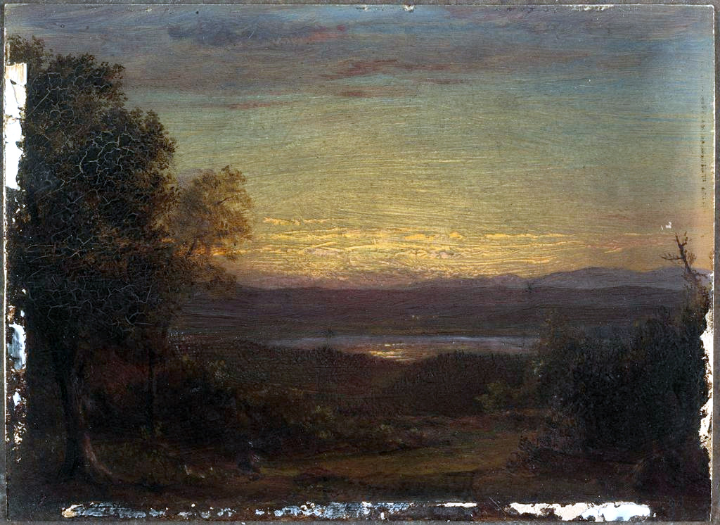 Sunset from Olana (1891)