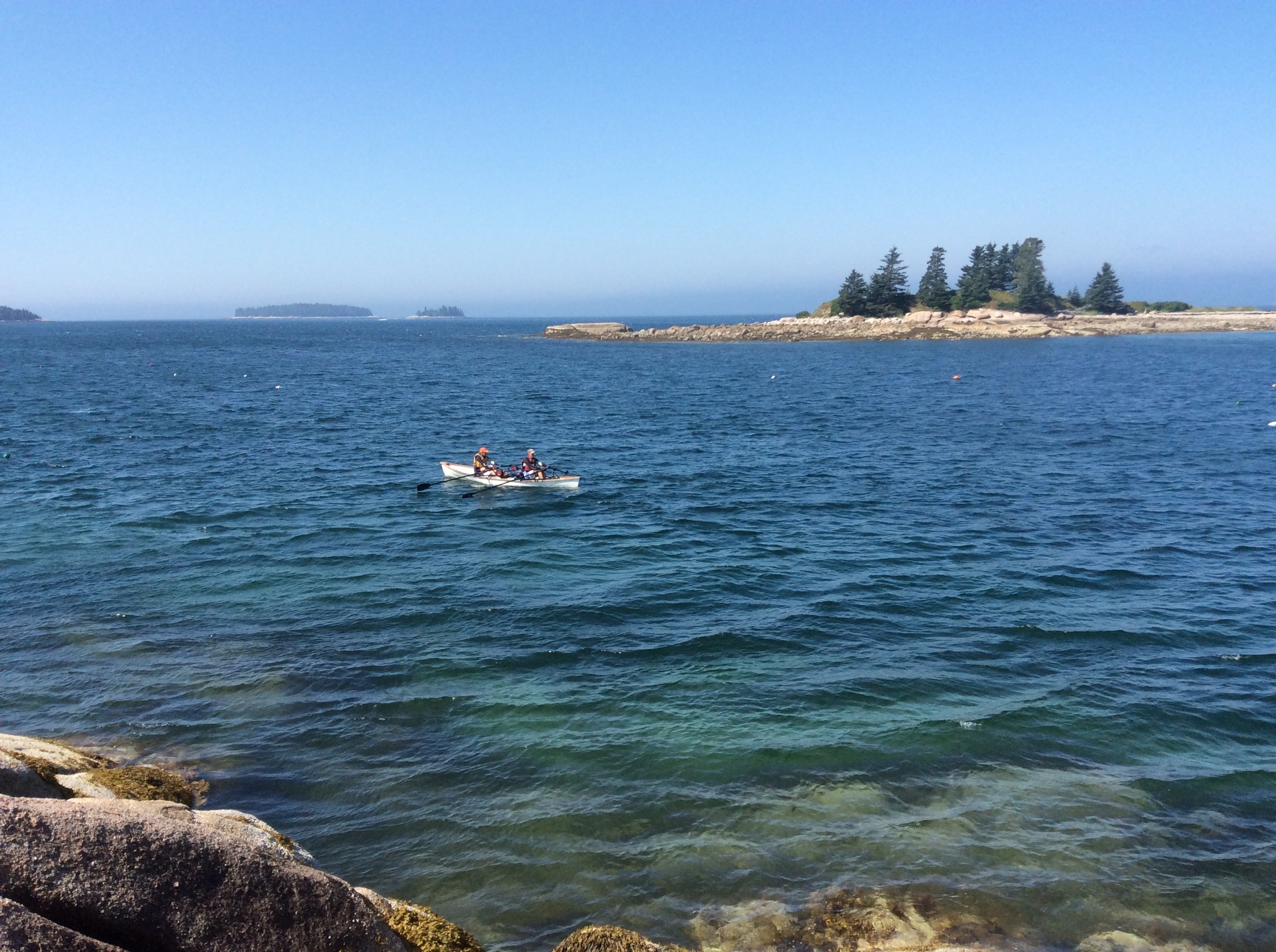 Rowing to Isle au Haut