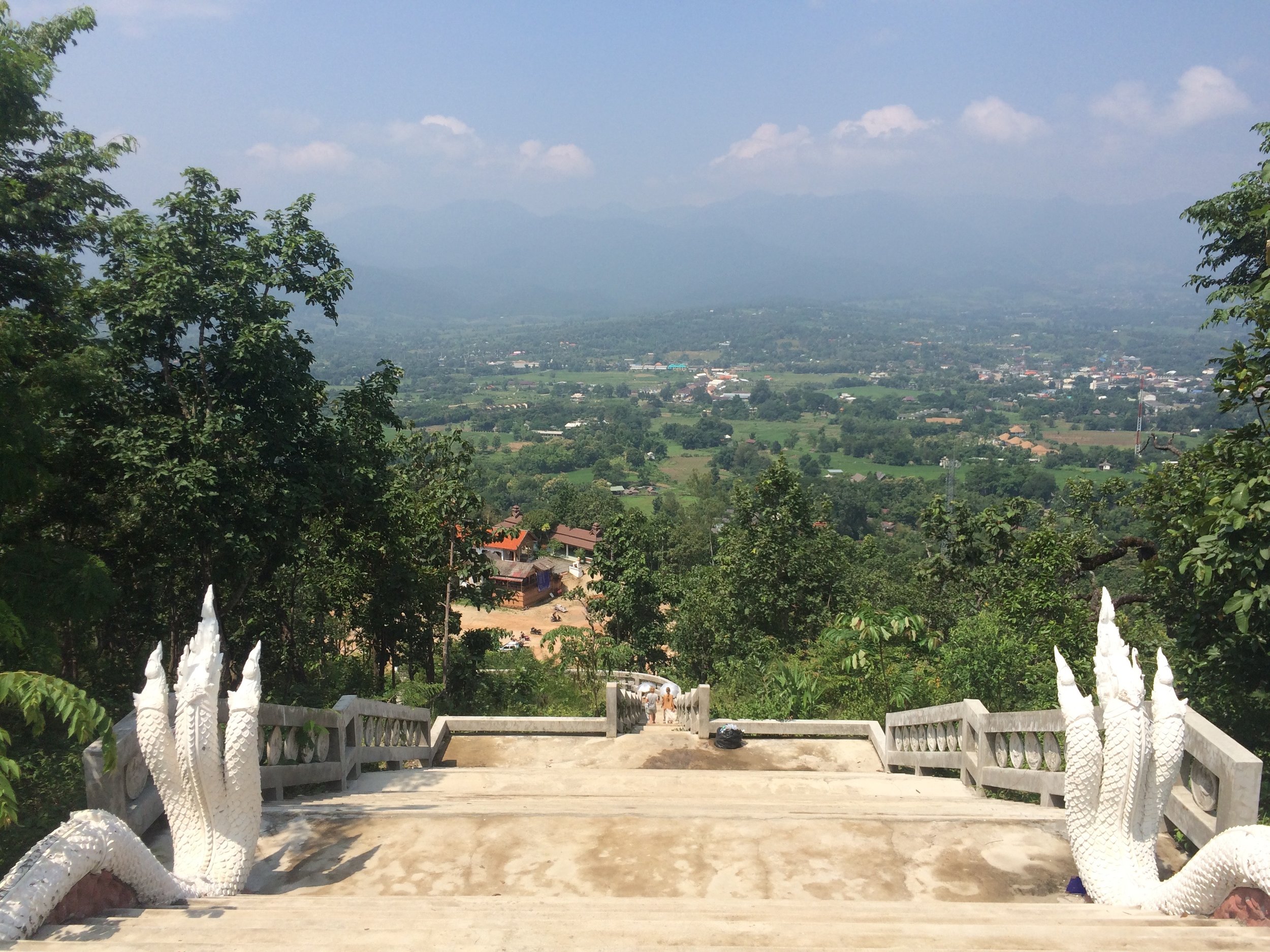 Thailand Pai, View from White Buddah
