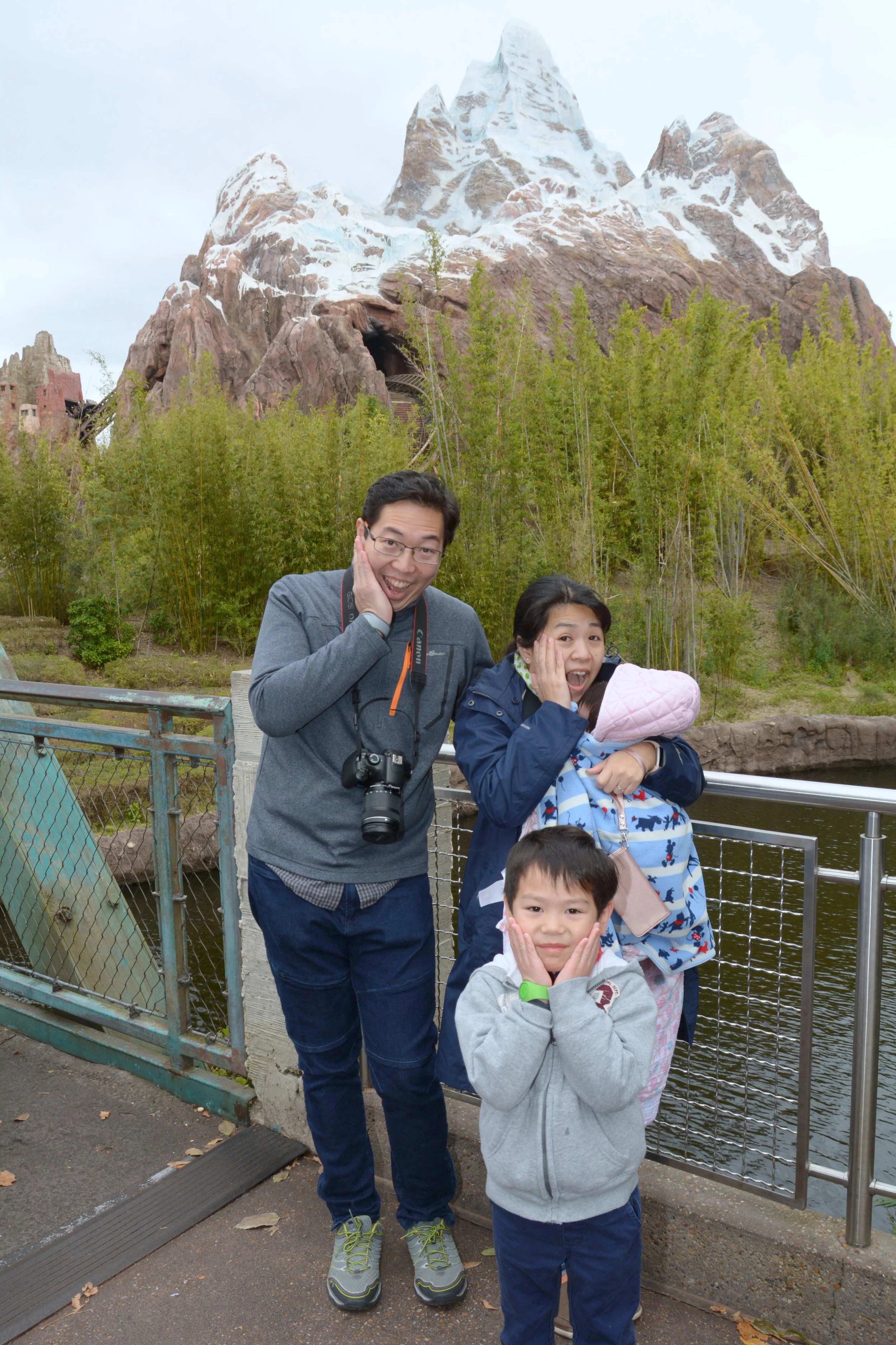 We're not actually in front of Mt. Everest.