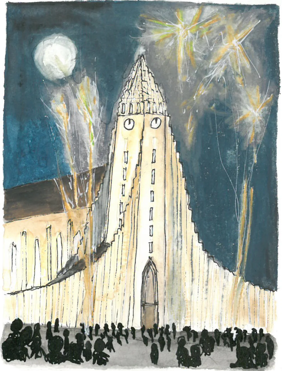 New Year's Eve in Reykyavik