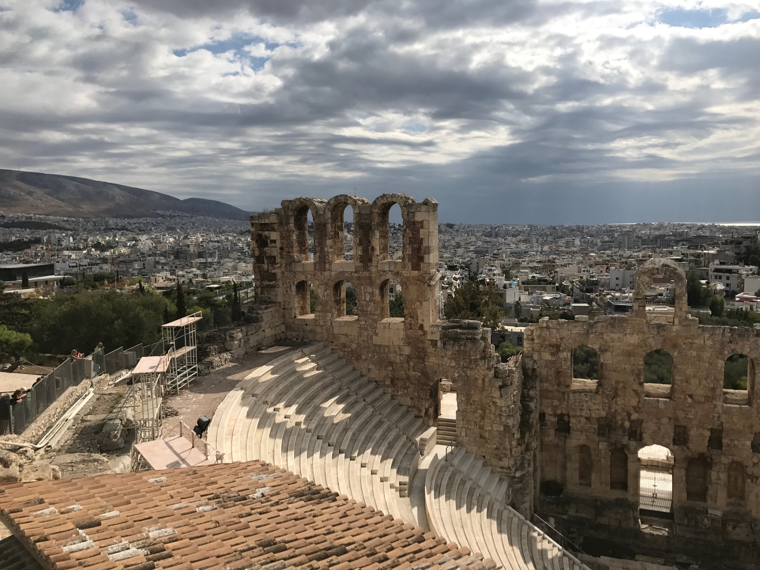 Amphitheater and View of the City