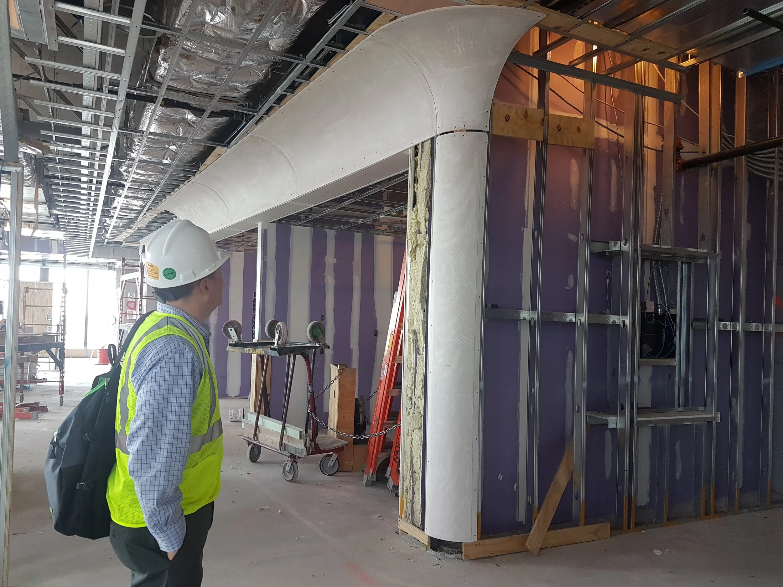Spacesmith Partner Marc Gordon Looking at a Detail