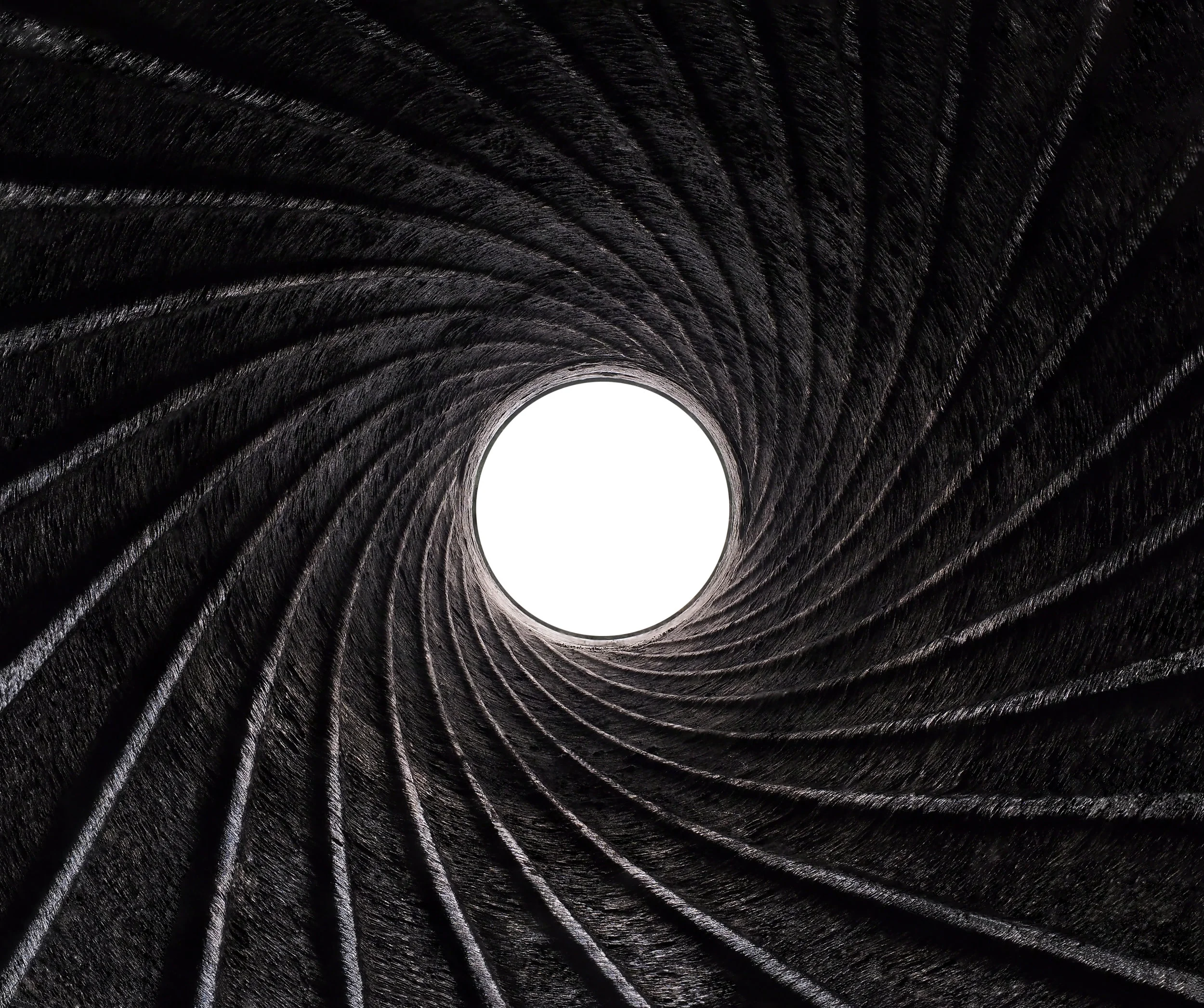 Rifling Inside of Howitzer 90mm Barrel