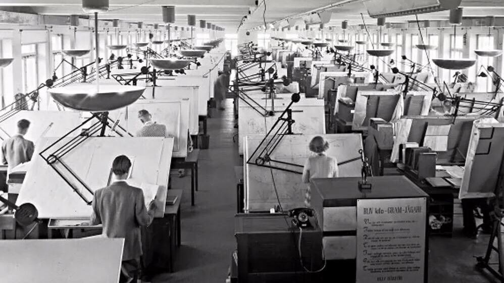Vintage photos before autocad
