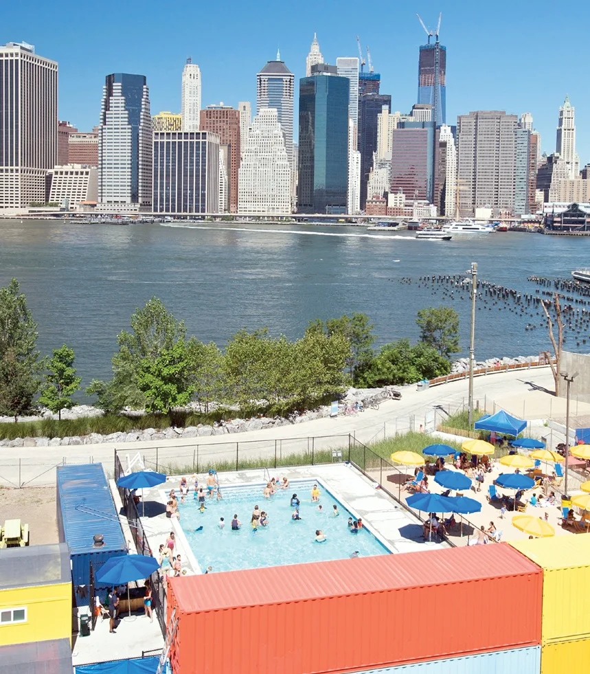 Impact-Brooklyn Bridge Pop-Up Pool