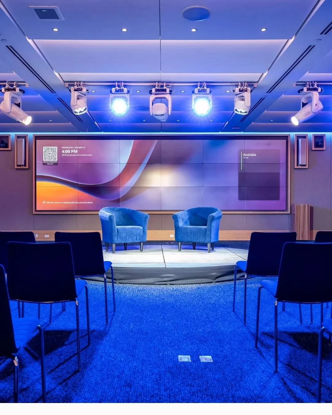 Renovation of UNICEF&rsquo;s Henry Laboussie Hall Complete

As part of our on-call work with the UNDC, Spacesmith transformed Labouisse Hall at UNICEF House into a polished, state-of-the-art conference center. Once outdated and disconnected from UNIC