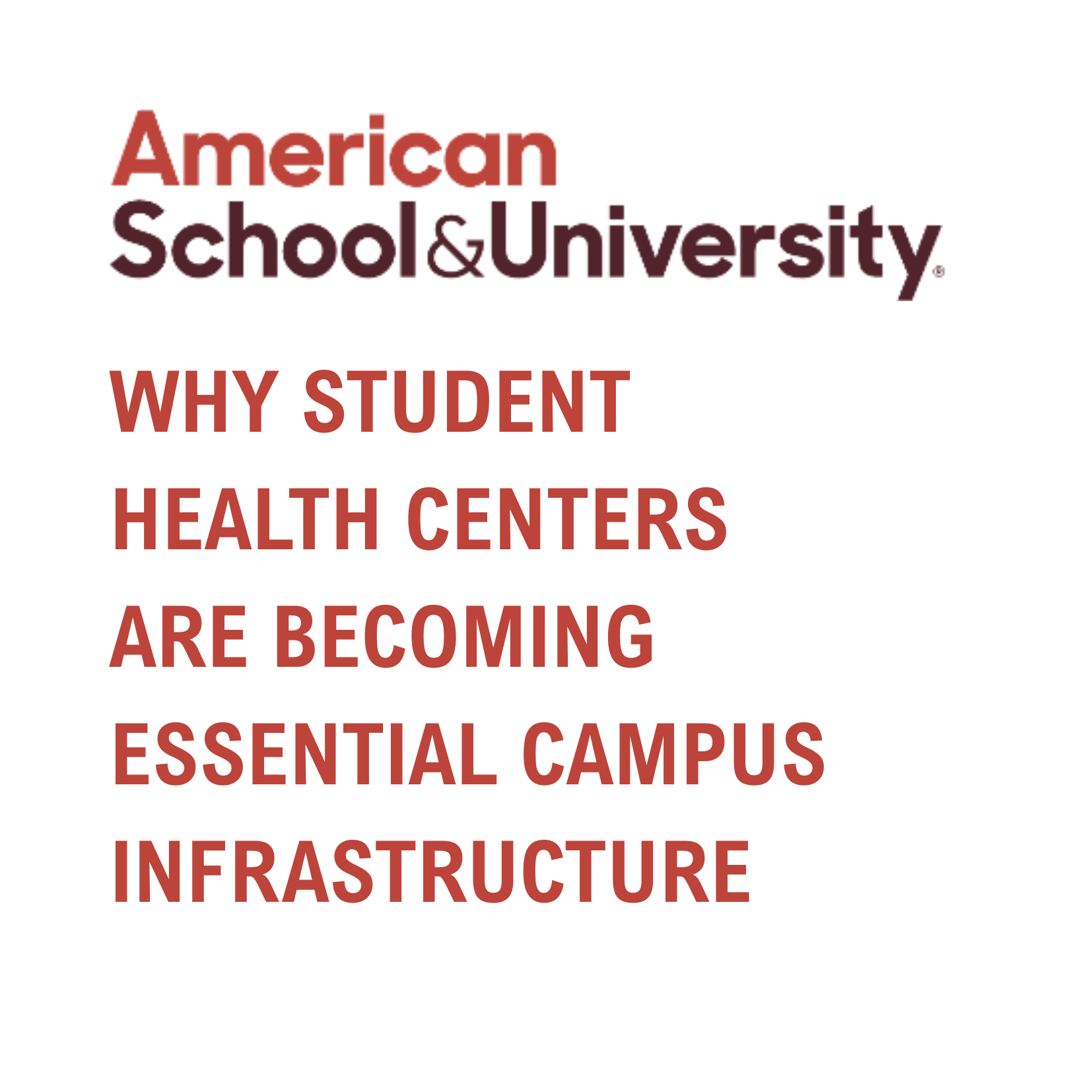 Why student health centers are becoming essential campus infrastructure