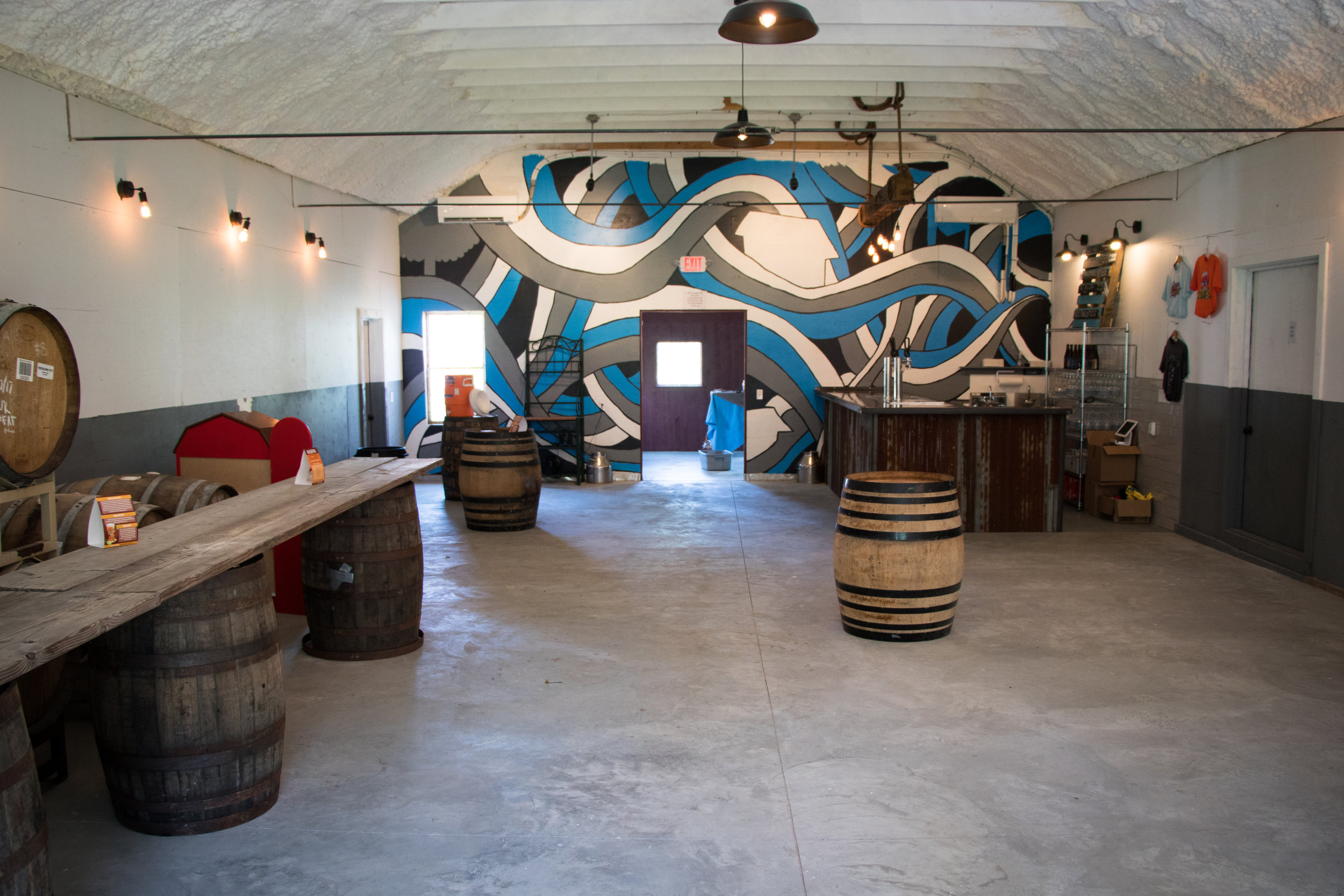  A sneak peak at what our tasting room looks like now. 