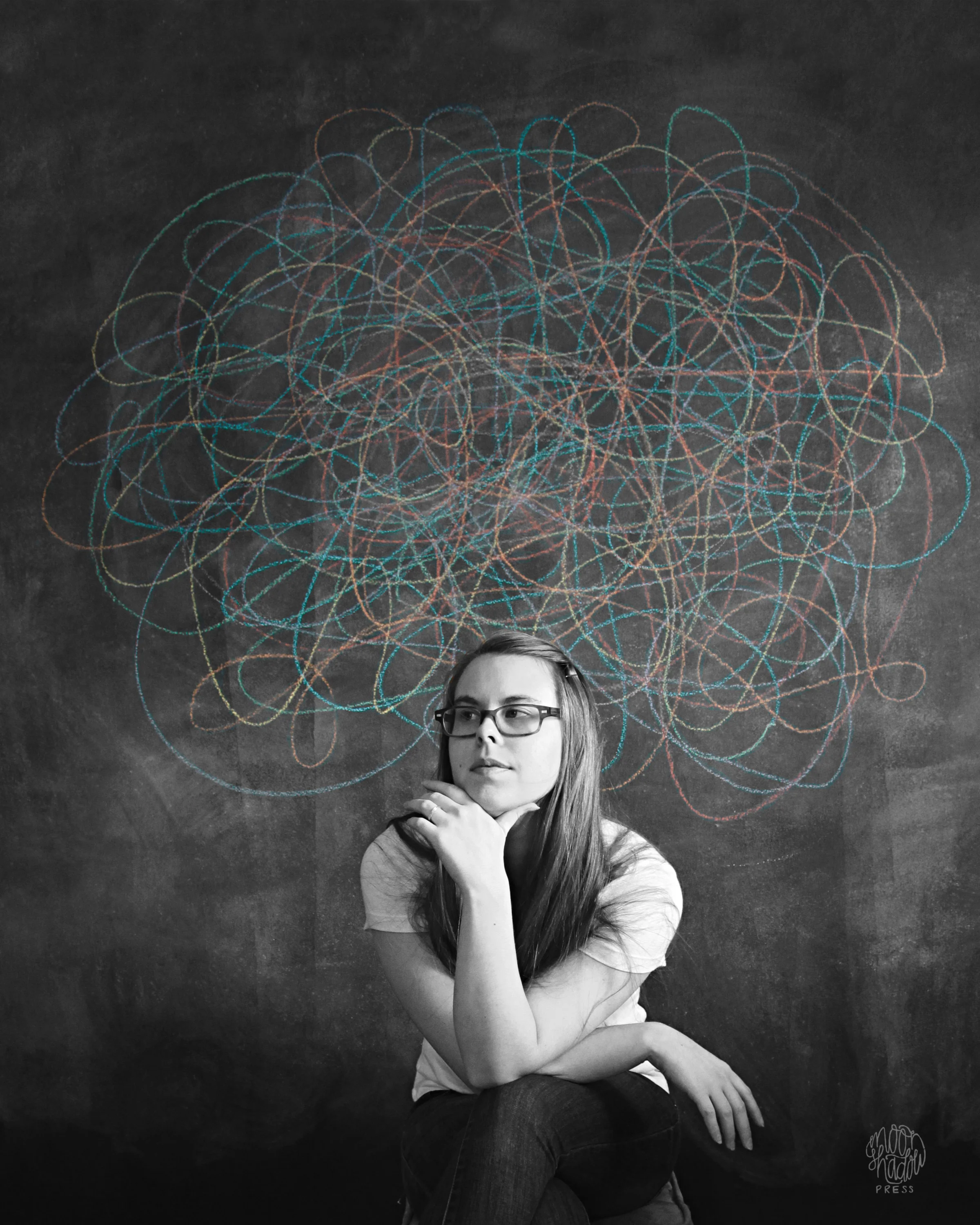 Thought Cloud VII: Self Portrait