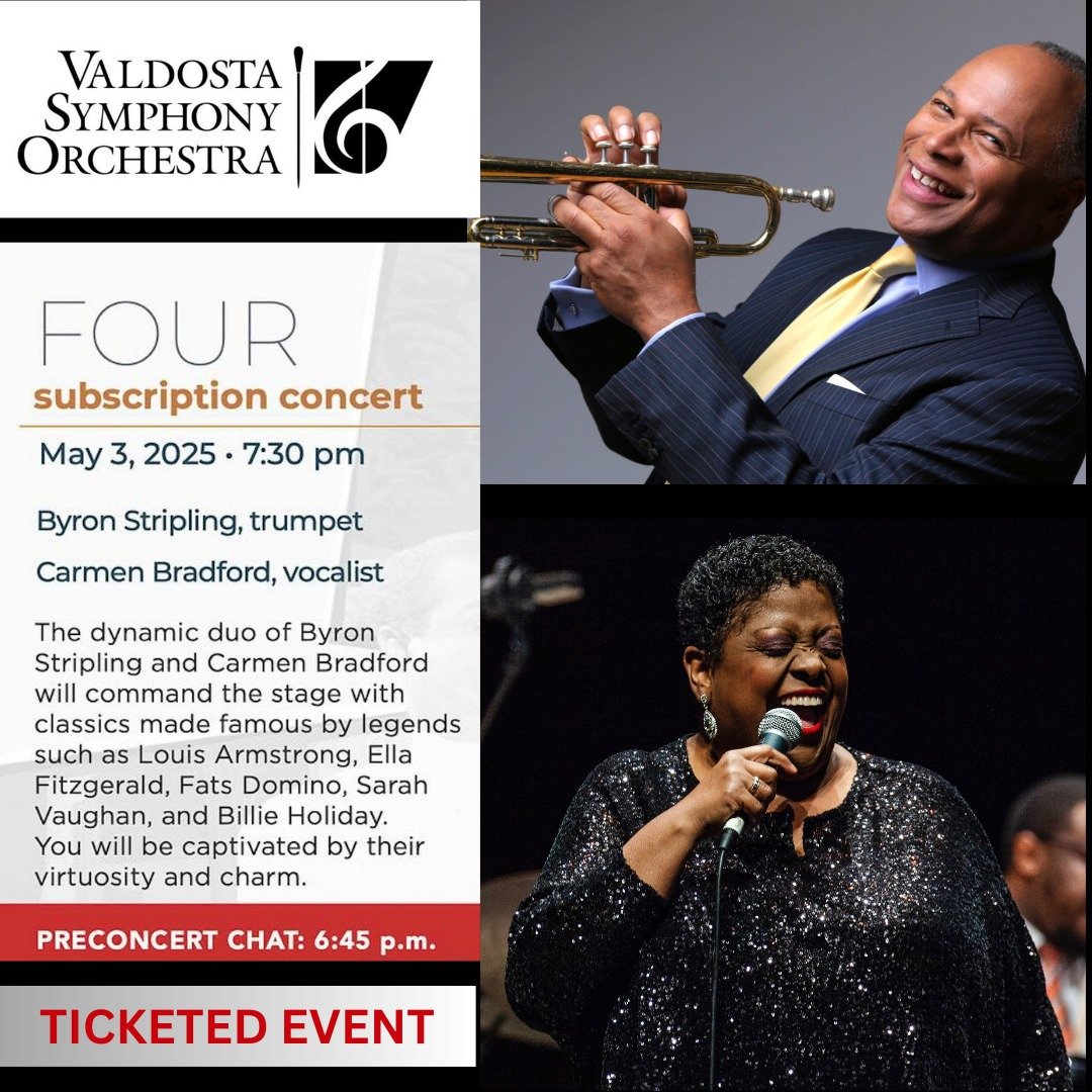 Valdosta Symphony Orchestra with Byron Stripling and Carmen Bradford