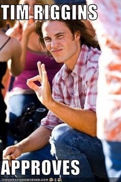 If you've never seen Friday Night Lights...trust me, it's funny.