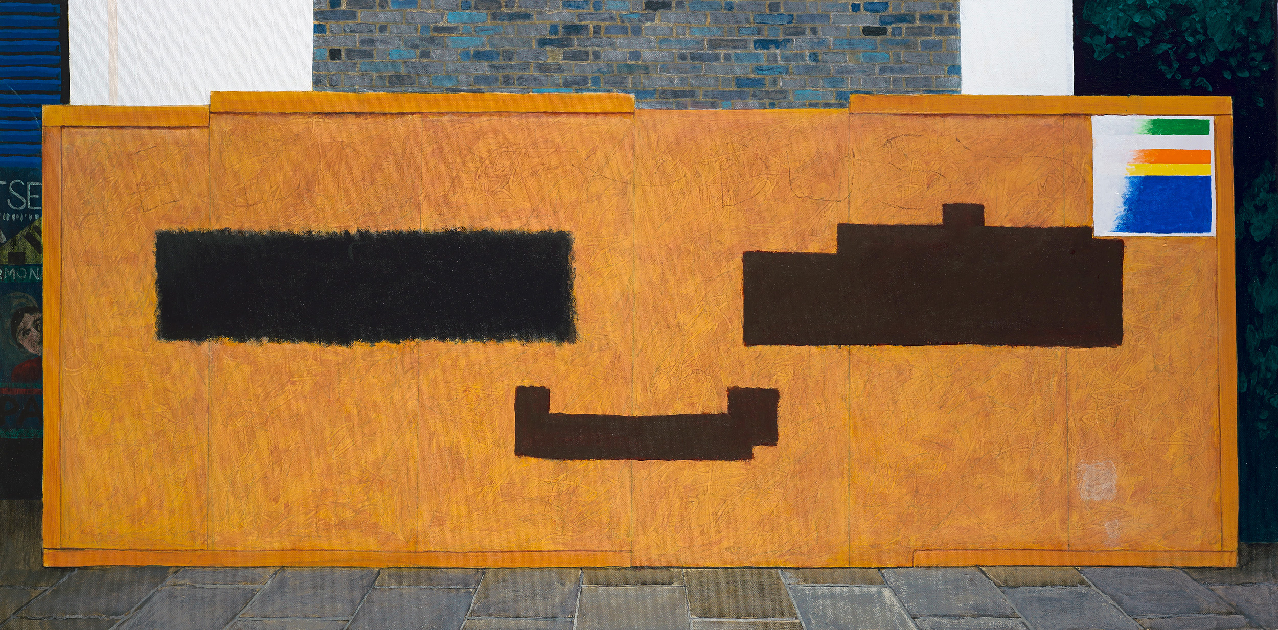 Malevich and Serra Try Out a Smiley Face At Loughborough Junction