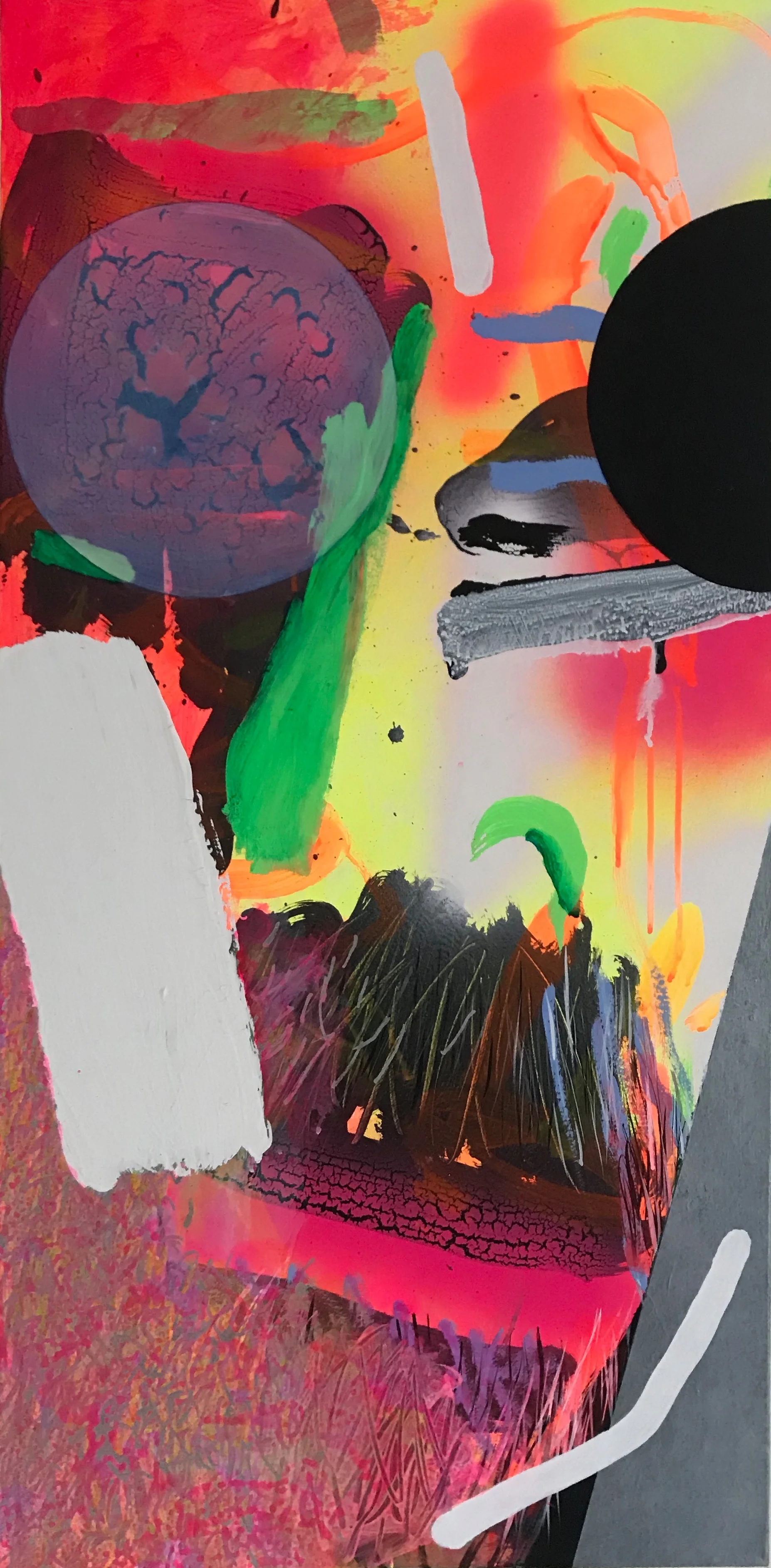 Old Fart at Play Selfie 100x50cm 2018-19