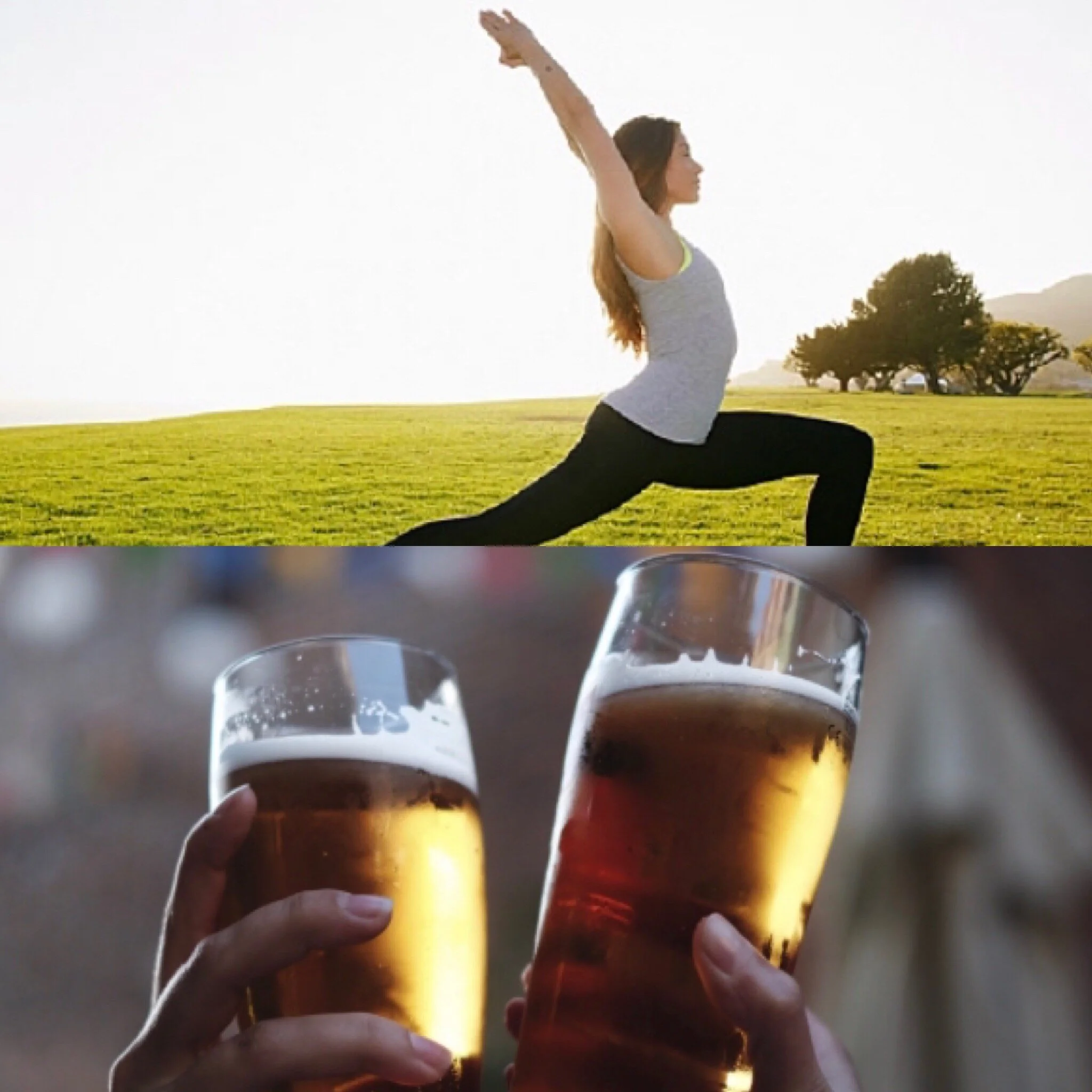 Yoga and Beer — Tracy's Total Wellness