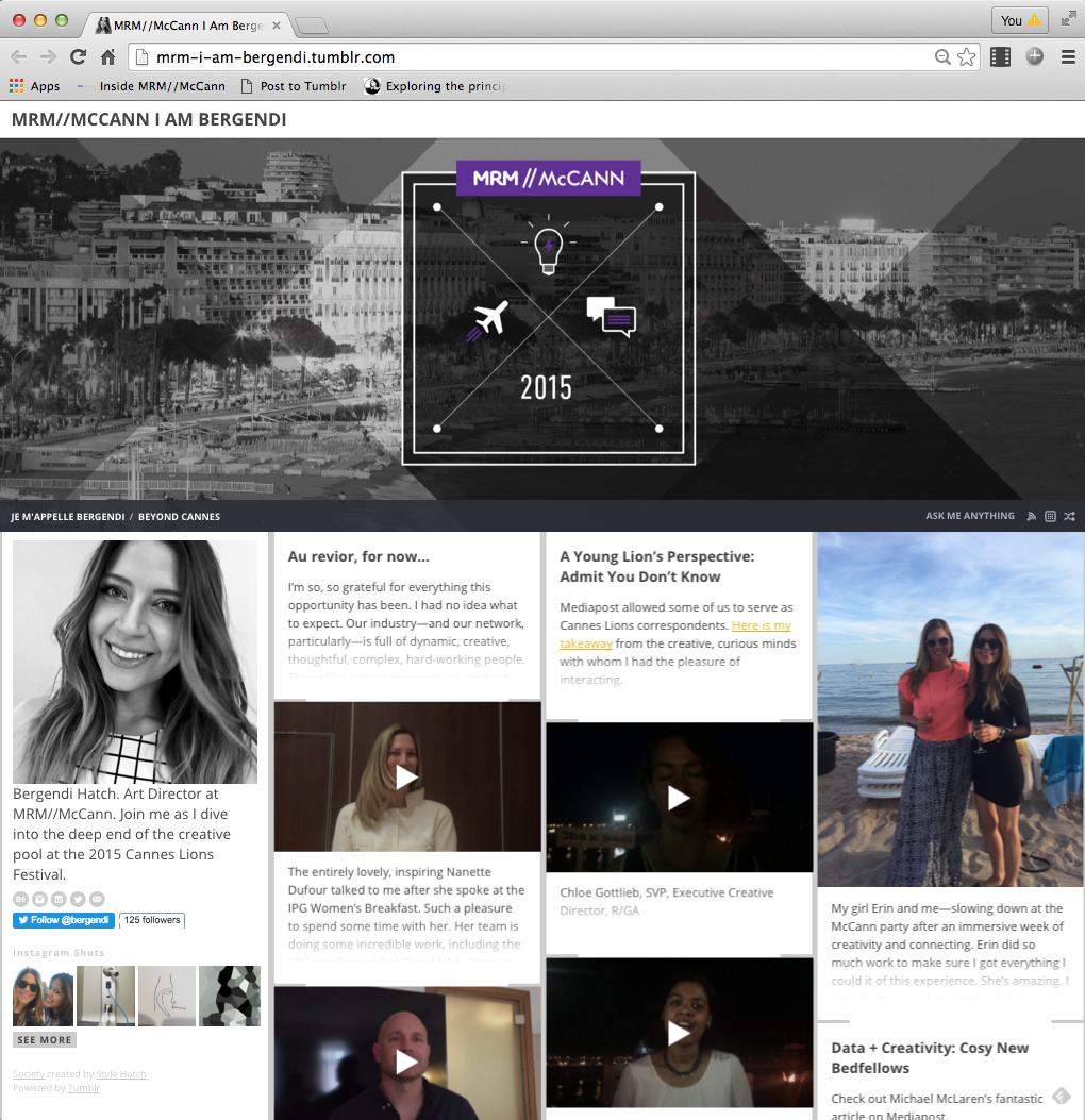 Cannes Lions Festival — Bergendi Hatch