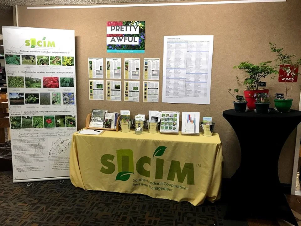 Educational display created by Regional Specialist Amber Slaughterbeck for the Vigo County Library.