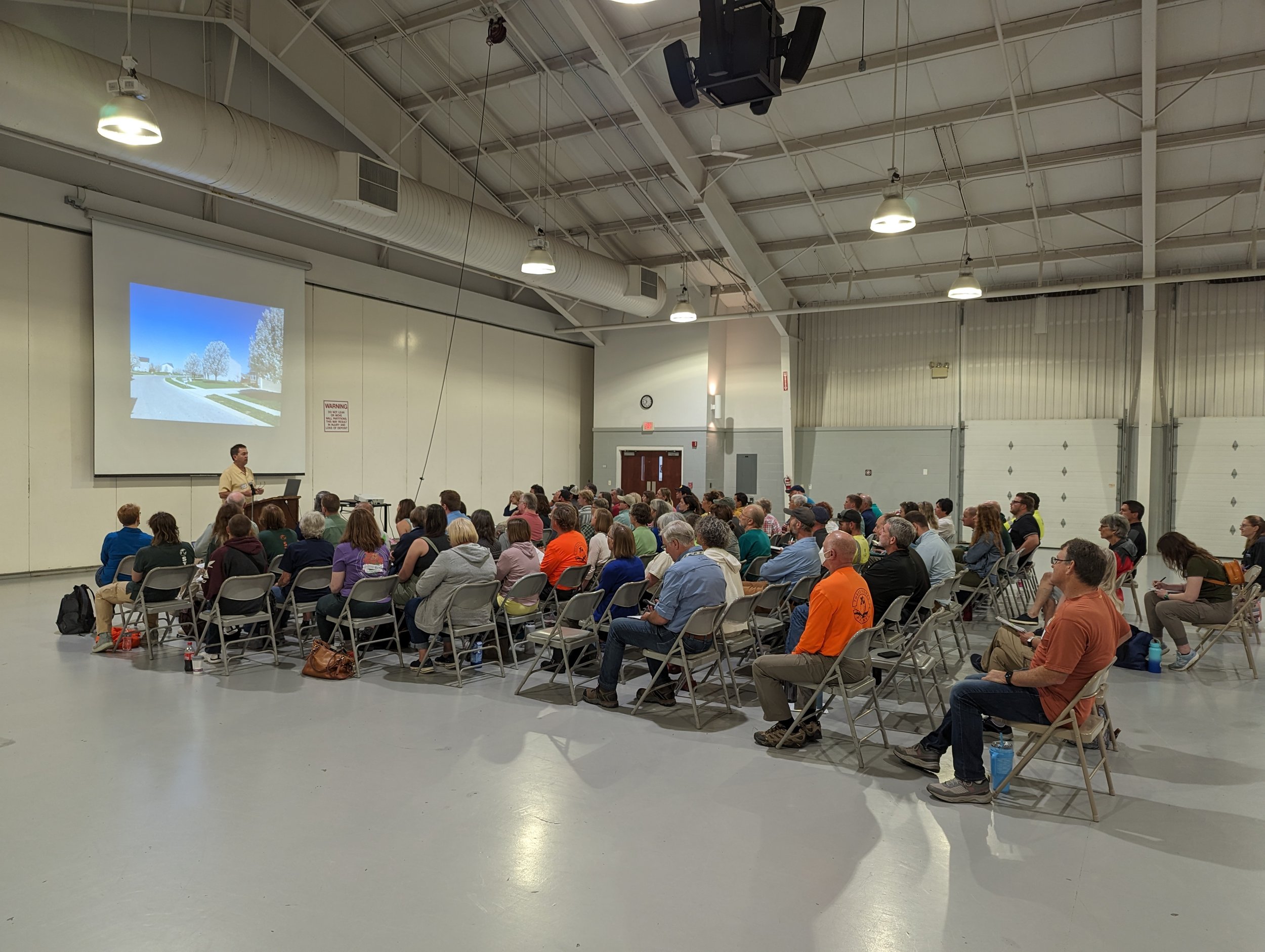  David Gorden, Mark M. Holeman Landscaping, discussing landscape design with native plants for HOAs 