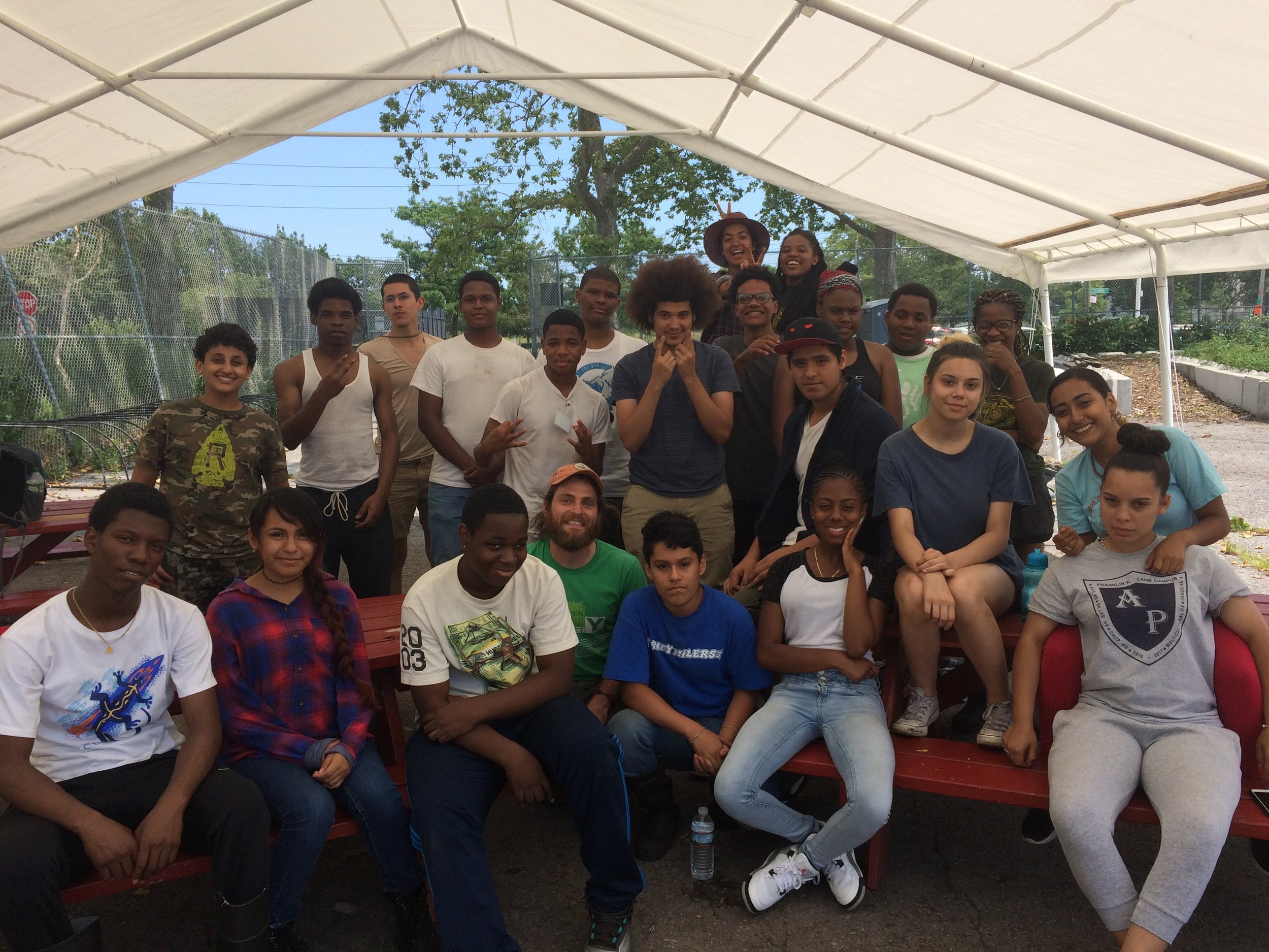 The summer youth crew