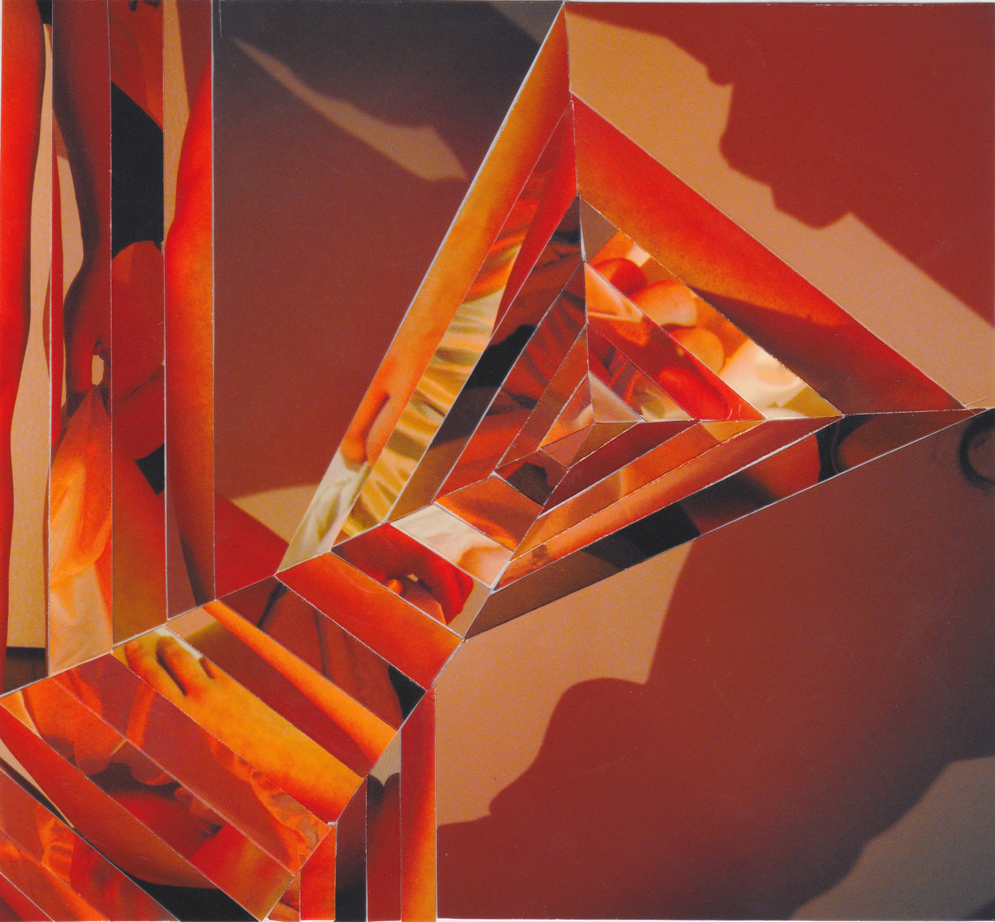 Sublimation 1, 2018, collage, 8 x 8.5 in