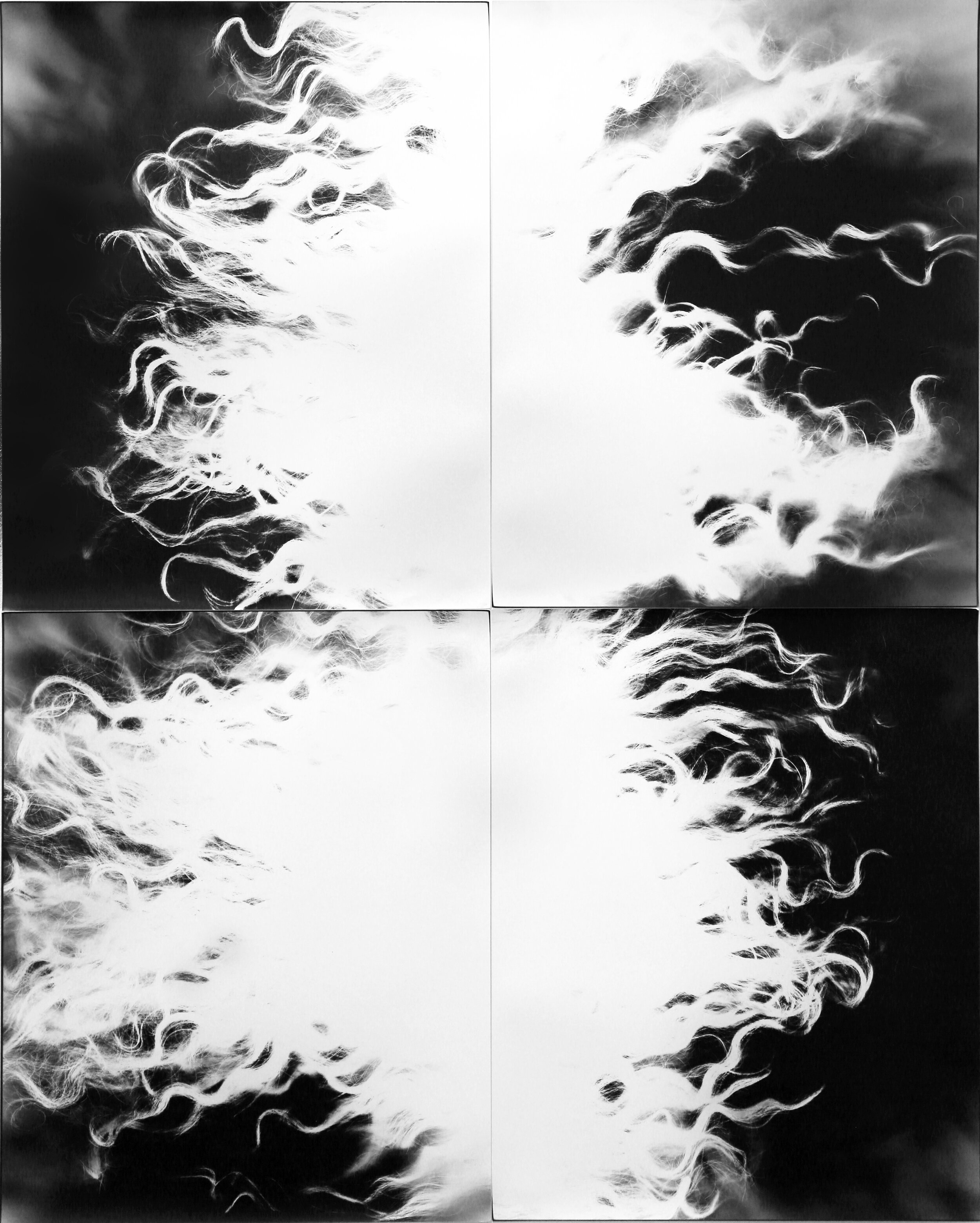 did I forget to blow out the candle, 2021, gelatin silver prints, 40 x 32 in