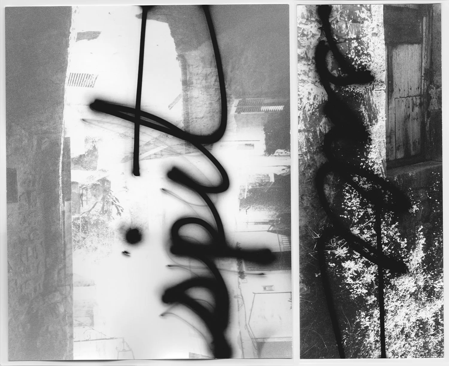 salt spit, 2024, silver gelatin prints