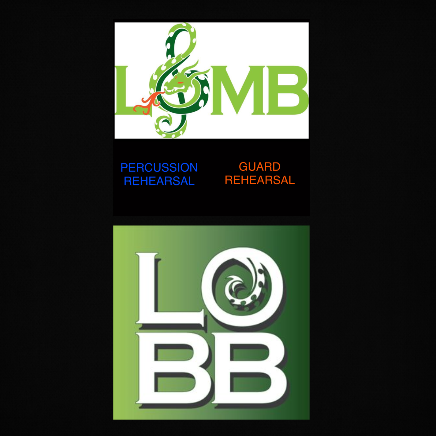 LOMB Percussion/Guard Rehearsal- LOBB General Meeting