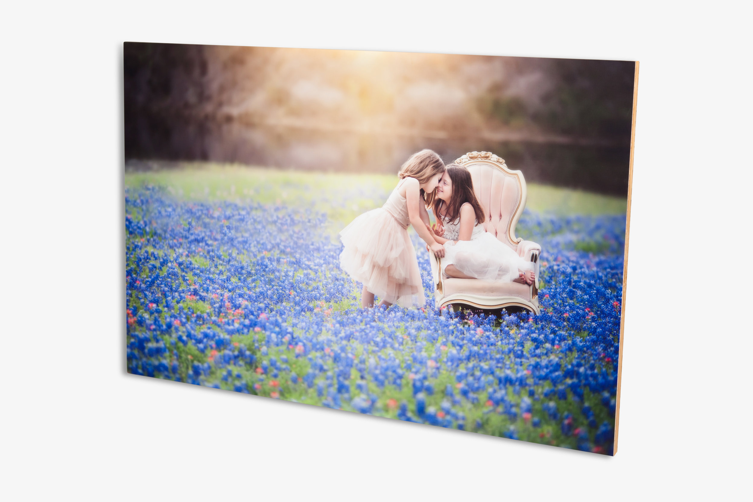 Bamboo Wood Mounted Photo Print