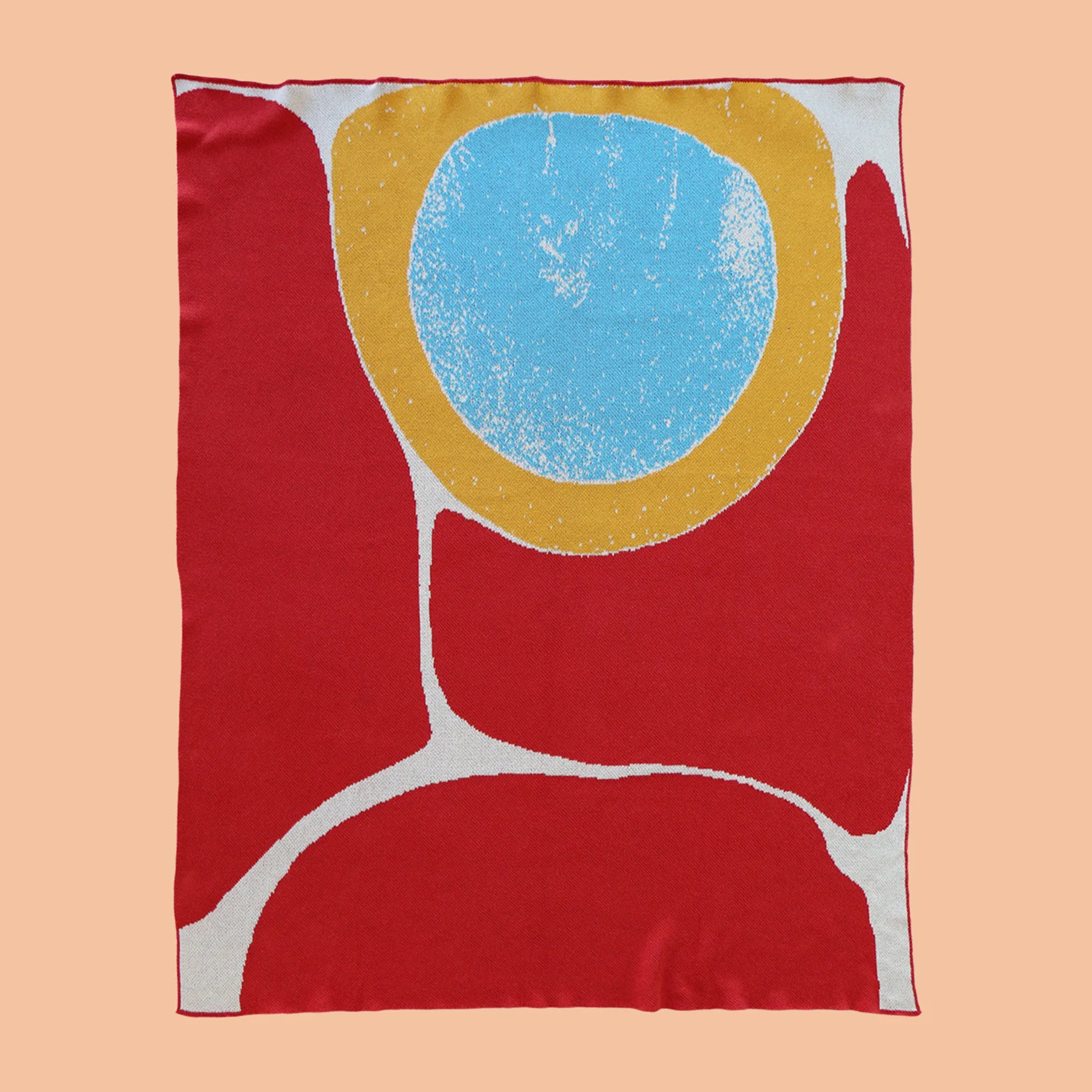 RED SHAPE BLANKET