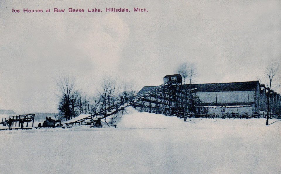  Ice Houses on Lake Baw Beese&nbsp; 