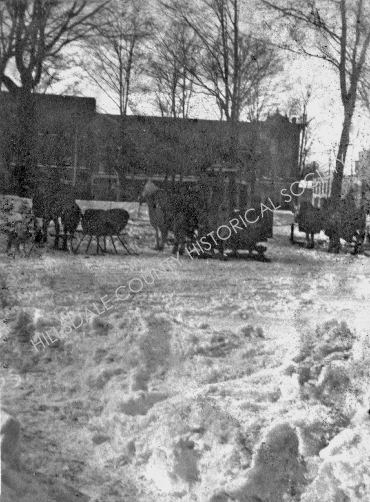 Sleigh Parking on Broad Street