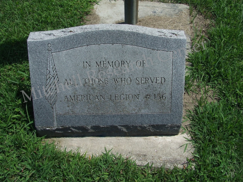 Berg Cemetery Montgomery American Legion #156 