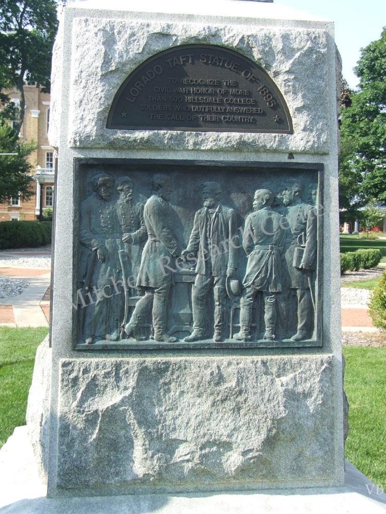  Hillsdale College Civil War Monument of 500 of Their Students 