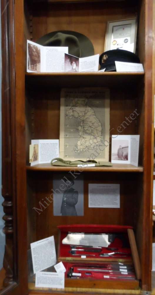  Display Case at Mitchell Research Center 