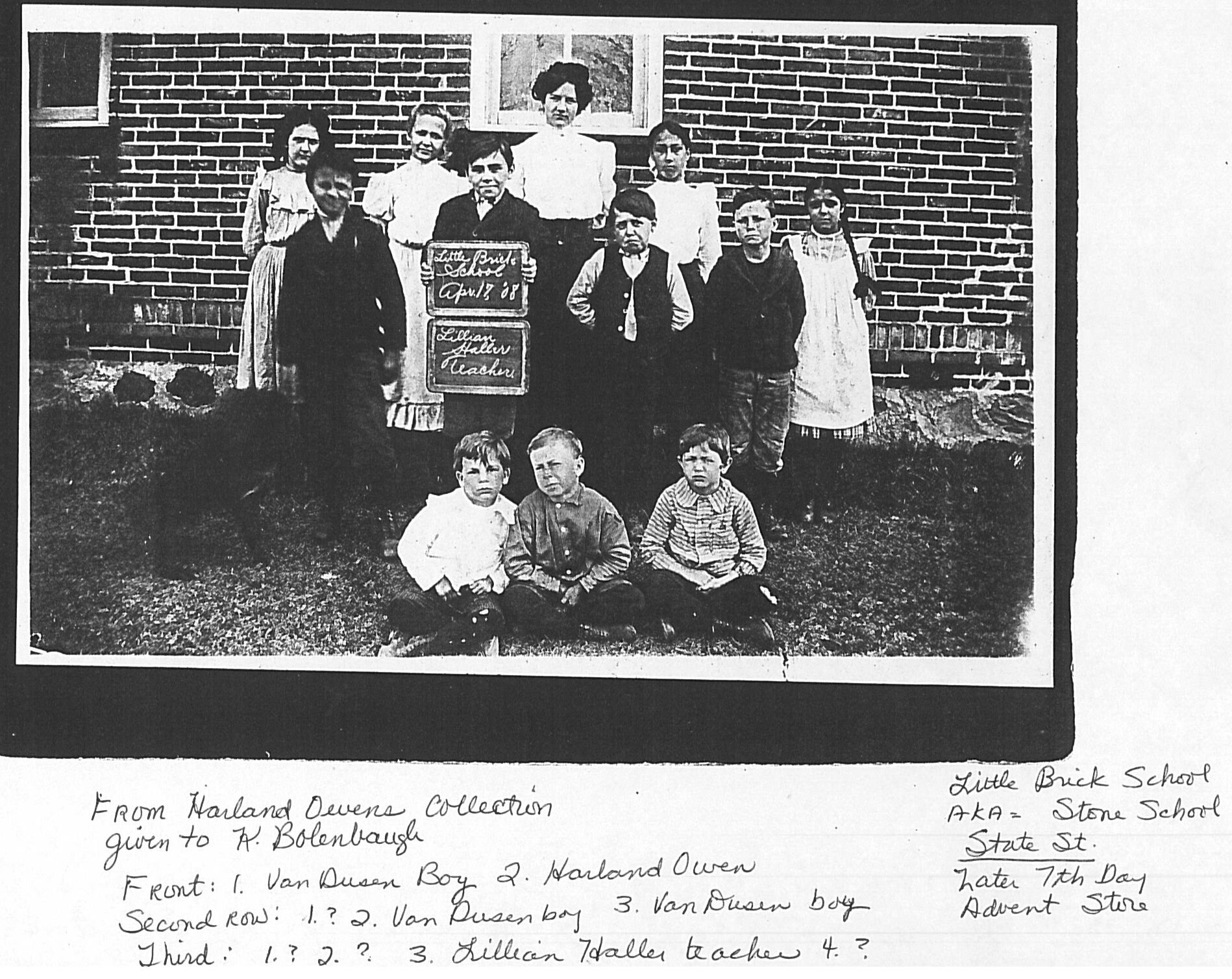  Little Brick School 1908 