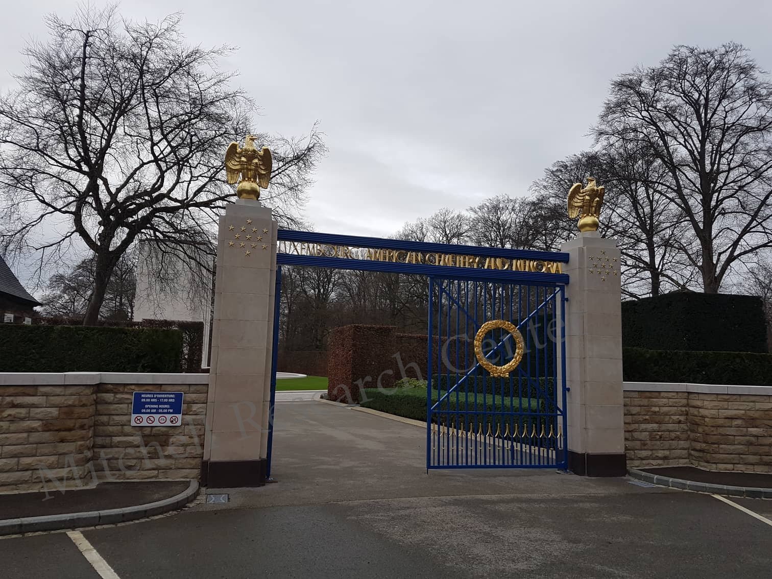  U.S. Cemetery Gate in Luxembourg  